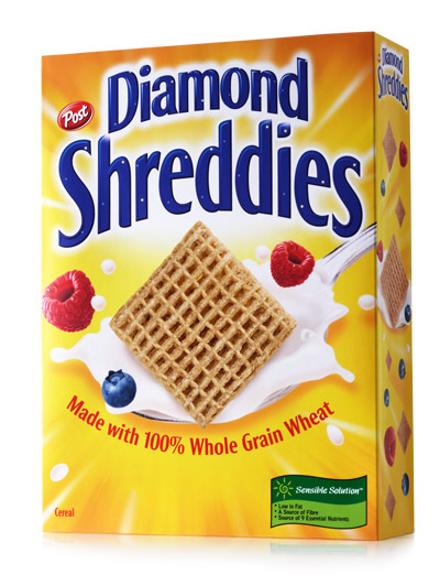 Packaging for Diamond Shreddies